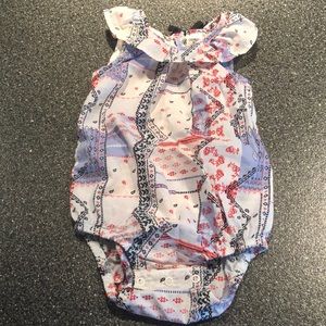 OshKosh Romper/Onesie - Bandana Print - 9 Months